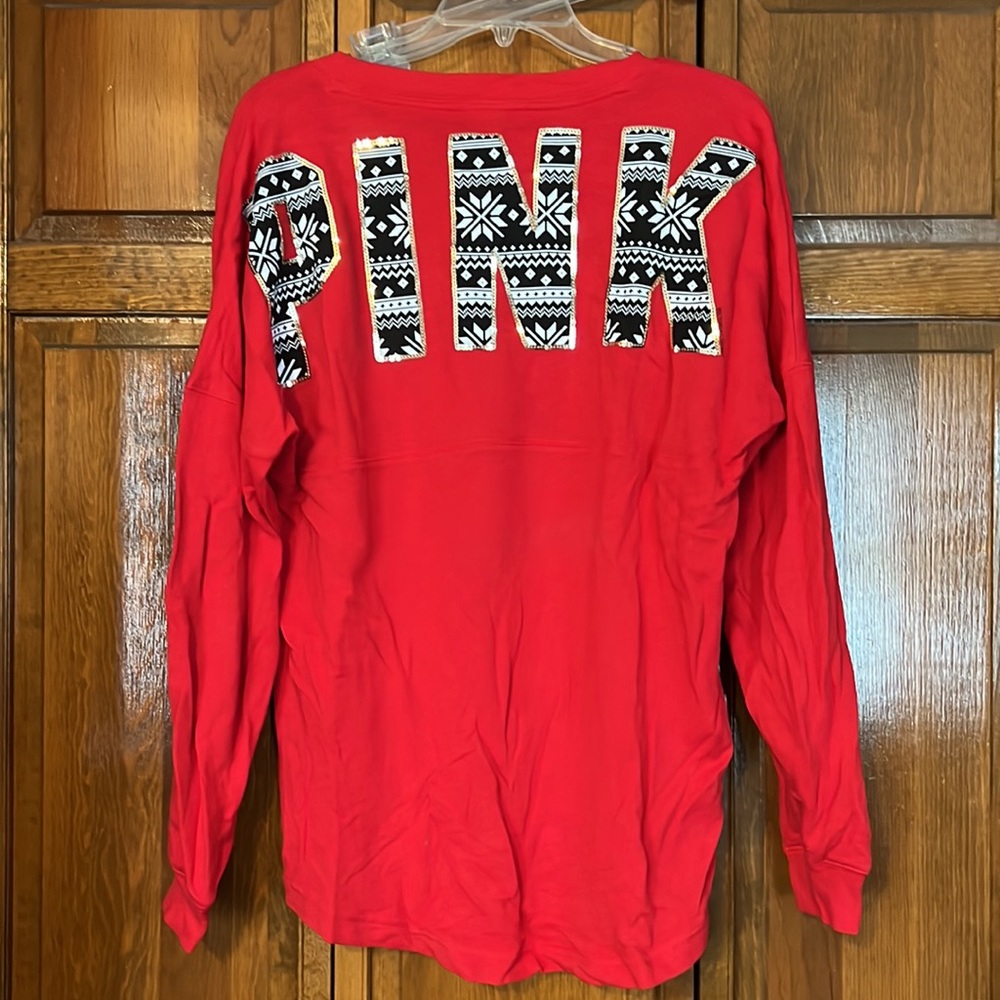 Victoria’s Secret PINK lightweight long sleeve with sequin detail